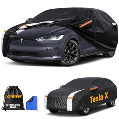 Multi Layer Custom Fit Car Cover for Tesla Model X (Custom fit Tesla Model X / SUV car cover)