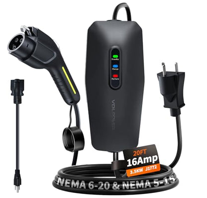 Level 1&2 EV Charger (20FT / 16A-J1772)