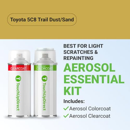 Car Paint Touch Up Spray Kit (Aerosol Spray - Essential Kit / Trail Dust/Sand)