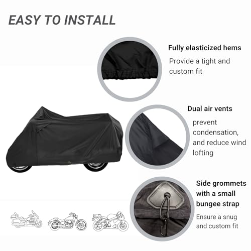 Deluxe Motorcycle Cover (Fits up to 110"L)