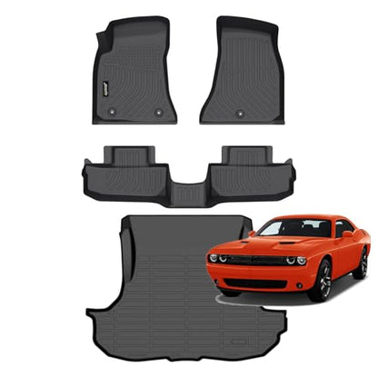 Floor Mats for Dodge Challenger RWD 2015 (43 For Challenger RWD 2015-2023)
