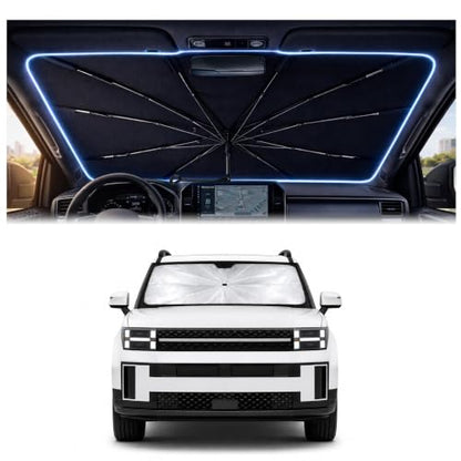 Car Windshield Sun Shade Umbrella for Hyundai Santa Fe 2024 (For Hyundai Santa Fe 2024-2026)