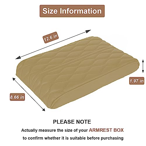 Car Center Console Cover (Beige / Texture 1)