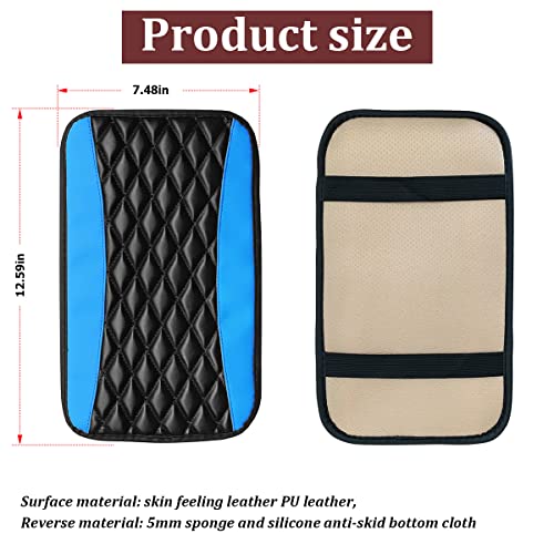 Car Center Console Pad (Blue)