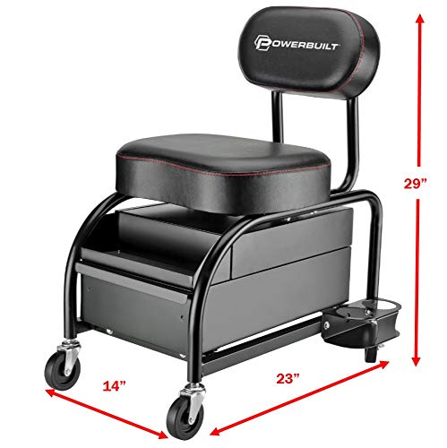 Professional Car Detailers Mechanics Roller Seat (Heavy Duty)