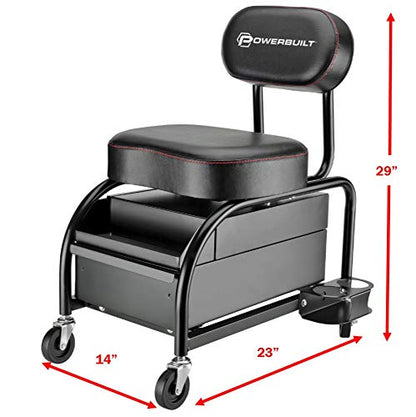 Professional Car Detailers Mechanics Roller Seat (Heavy Duty)