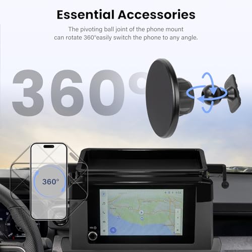 Car Phone Holder for Toyota Tacoma 2024 2025 2026 W (For Toyota Tacoma 2024 2025 8inch Screen)