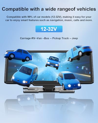 HK5 Carplay Screen for Car (Dual-mount with backup camera)