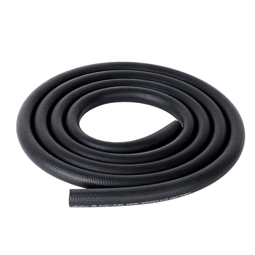 Rubber Fuel Hose Line Push Lock 3 (3/8" ID 5ft)