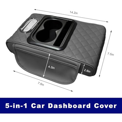 Car Center Console Cover (Gray)