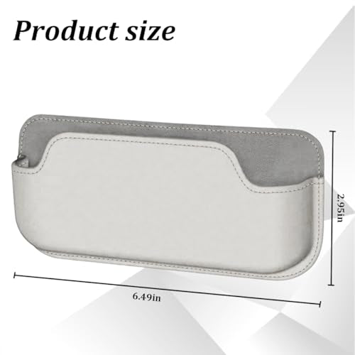 Sunglasses Holders for Car Dashboard (White)