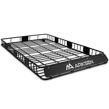 84" x 50" x 6" Extra Wide Roof Rack Basket with Extension (84" Cargo Rack)