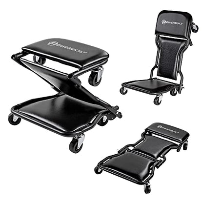 42 Inch Triplex Folding Creeper (3-in-1)