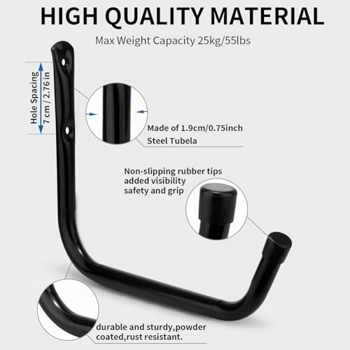 Heavy Duty Garage Storage Hooks (9.5Inch x 13Inch)