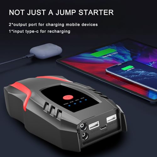 12v Auto Jump Starter Pack with Air Compressor (A20-1500a+compressor)