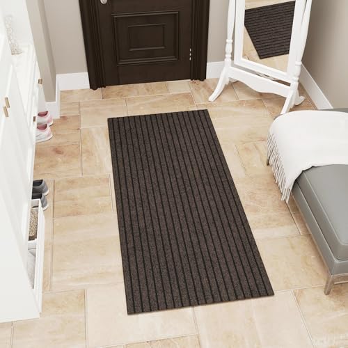 3x5 Indoor Outdoor Door Mat (Brown / 2'7" x 5' (Area Rug))