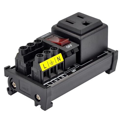 DIN Rail Mount AC 120V NEMA 5 (D-1559T)