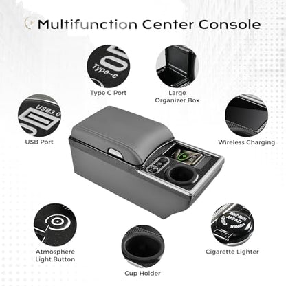 Center Console (Wireless Charging-new / Gray)