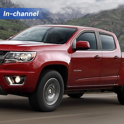 Window Visors Rain Guards for 2015 (2015-2022 Chevy Colorado / Gmc Canyon Crew Cab)