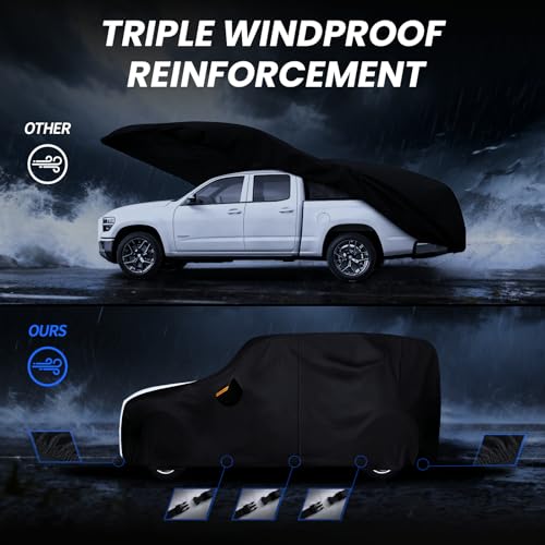Multi Layer Car Cover Custom Fit for Ford Bronco 2 Door (Custom fit Ford Bronco 2 door/ Ford Bronco Sport / SUV car cover)