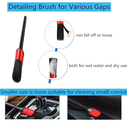 Car Interior Duster Detail Brush Cleaning Gel Kit (Interior-1 Set)