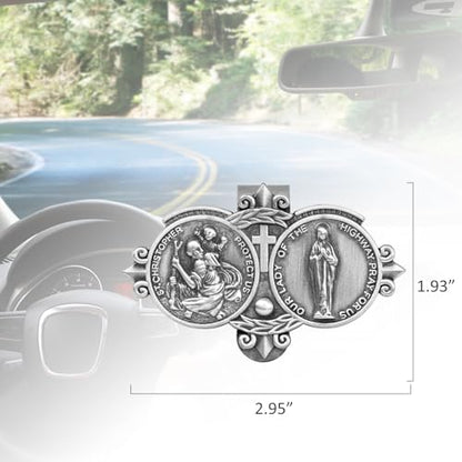 St. Christopher Visor Clip (Style-1)