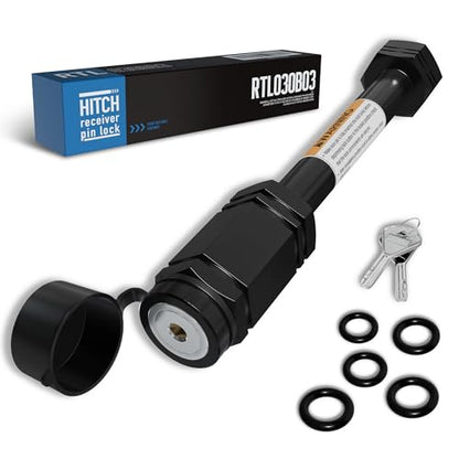 Locking Hitch Pin (2 inch & 2.5 inch / Black & Silver)