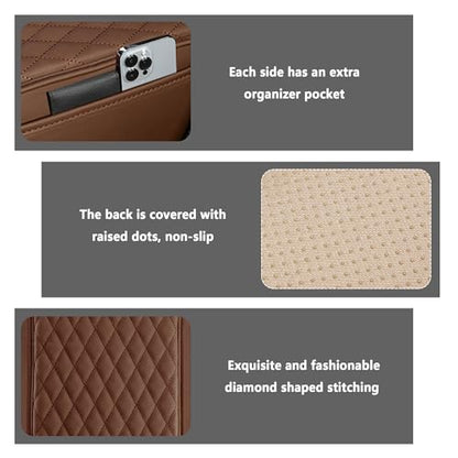 Upgraded Car Center Console Cover (Brown)