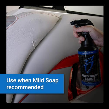 Bling Sauce Mild Soap Sauce Upholstery & Vinly Cleaner for Boats (32 Fl Oz (Pack of 1))