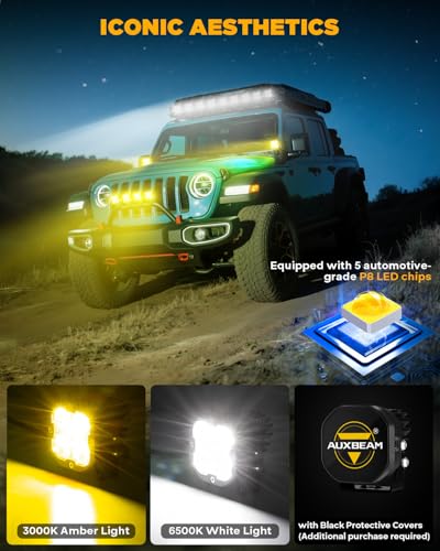 XP Ultra Series 3" Wide Flood Beam Offroad Lights LED Pods 2 (XP-Ultra Series 3" Flood Beam)