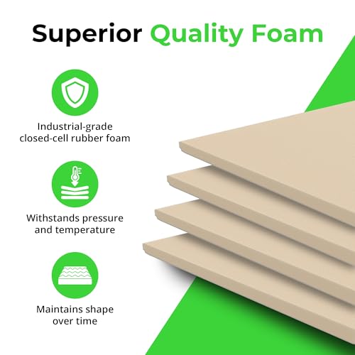 Equipment Pads (12" x 12" x 1/4" / White)