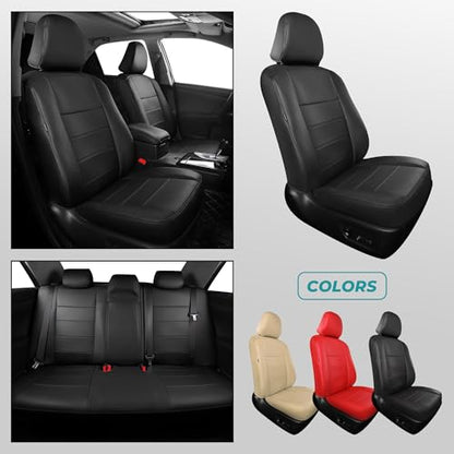 Custom Seat Covers for Toyota Camry 2012 (Black / 2012-2017 Camry L LE XLE)