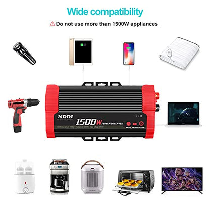 1500W Car Power Inverter Adapter (1500W)