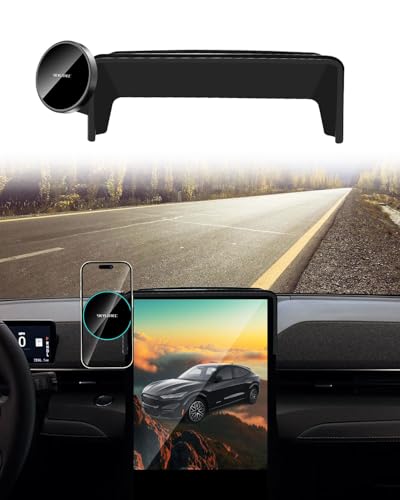 Magnetic Charger Phone Holder for Ford Mustang Mach (Magnetic Wireless Charger / Mustang Mach-E 2021-2025 (15.5 inch screen))