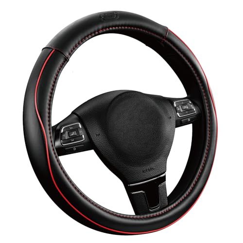 Memory Foam Steering Wheel Cover (Red)