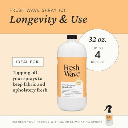 Orange Odor Eliminator Spray & Air Freshener Refill (32 Fl Oz (Pack of 1))