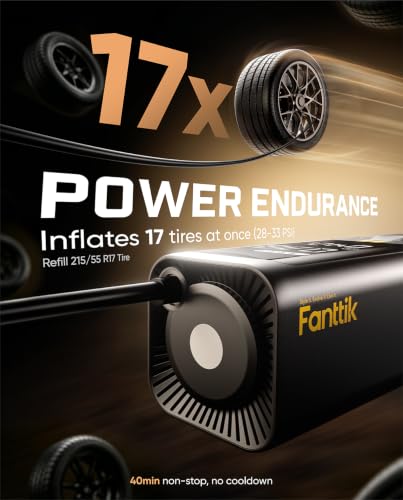 X8 APEX Tire Inflator Portable Air Compressor (Yellow)