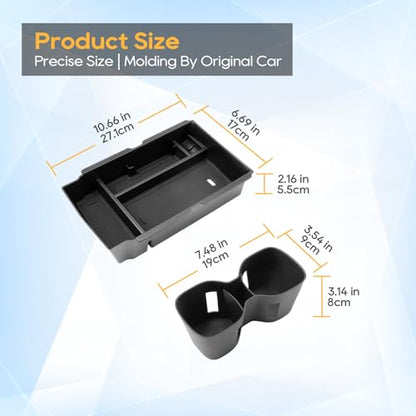For 2026 CRV Center Console Organizer (2026 Honda CRV 2P Cup Tray)