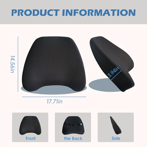 Super Cozy Lumbar Support Pillow for Car (Backsaver-two)