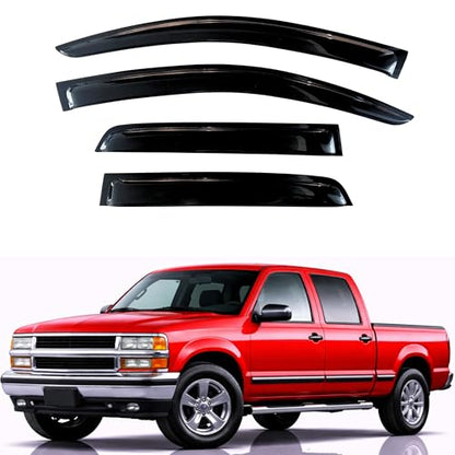 Rain Guards Fit for 1992 (1992-2000 C/K Crew Cab)