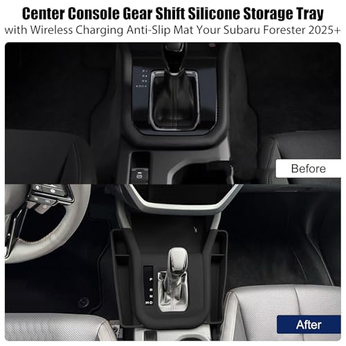 2 Piece Center Console Organizer for 2025 Subaru Forester (S-For-2025-forester)
