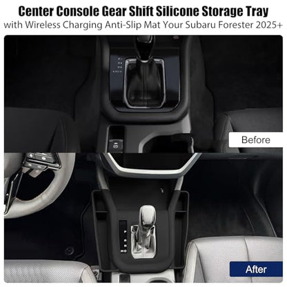 2 Piece Center Console Organizer for 2025 Subaru Forester (S-For-2025-forester)