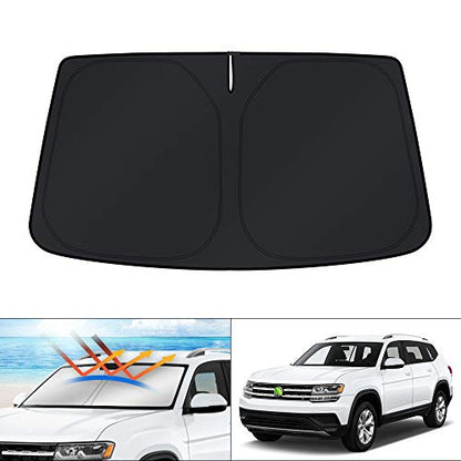 Windshield Sun Shade for Volkswagen Atlas Accessories 2018 (FOR | Volkswagen Atlas 2018-2025)