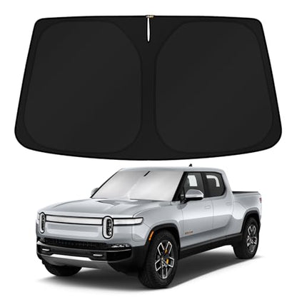 Windshield Sun Shade for Rivian R1T R1S Accessories 2022 (FOR | Rivian R1T 2022-present)