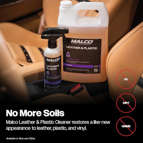 Leather & Plastic Cleaner for Automotive Interior Surfaces (16 Fl Oz (Pack of 1))