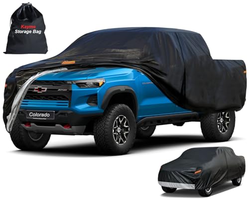 Heavy Duty Truck Cover for Chevrolet Colorado (4-Colorado(2003-2026) Extended/Crew Cab SB Bed / PE-Black)