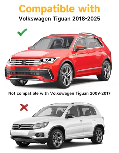 Window Visors Rain Guards for VW Volkswagen Tiguan 2018 (Fit for 2018-2024 Volkswagen Tiguan)