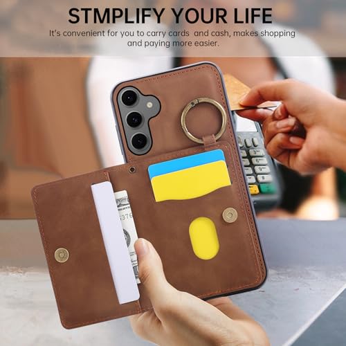 Compatible with Samsung Galaxy S24 (Brown / for S25/S24)
