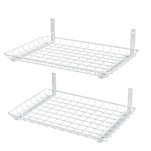 Garage Wall Shelves 12x18 Inch (White / 18X 12inch)