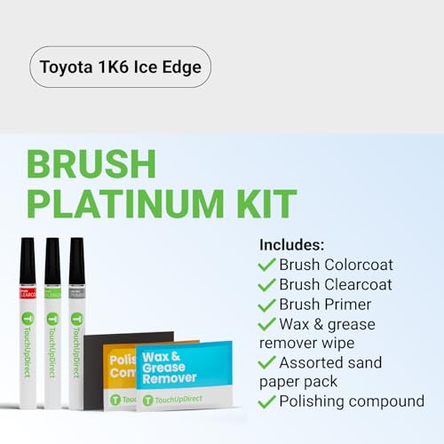 Car Paint Touch Up Brush Kit (Brush - Platinum Kit / Ice Edge)